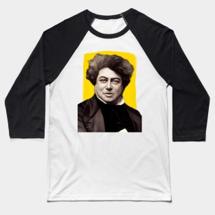 French Writer Alexandre Dumas illustration Baseball T-Shirt